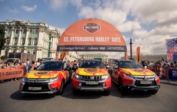 Компания Mitsubishi стала партнером фестиваля St. Petersburg Harley Days 2018